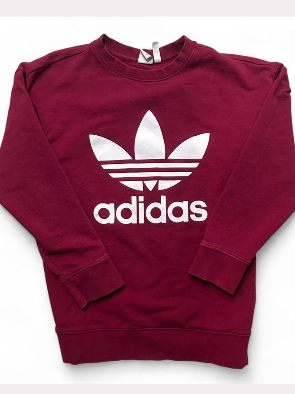 Adidas Crewneck Sweatshirt Trefoil Logo Athleisure Pullover Sweatshirt Plus Size